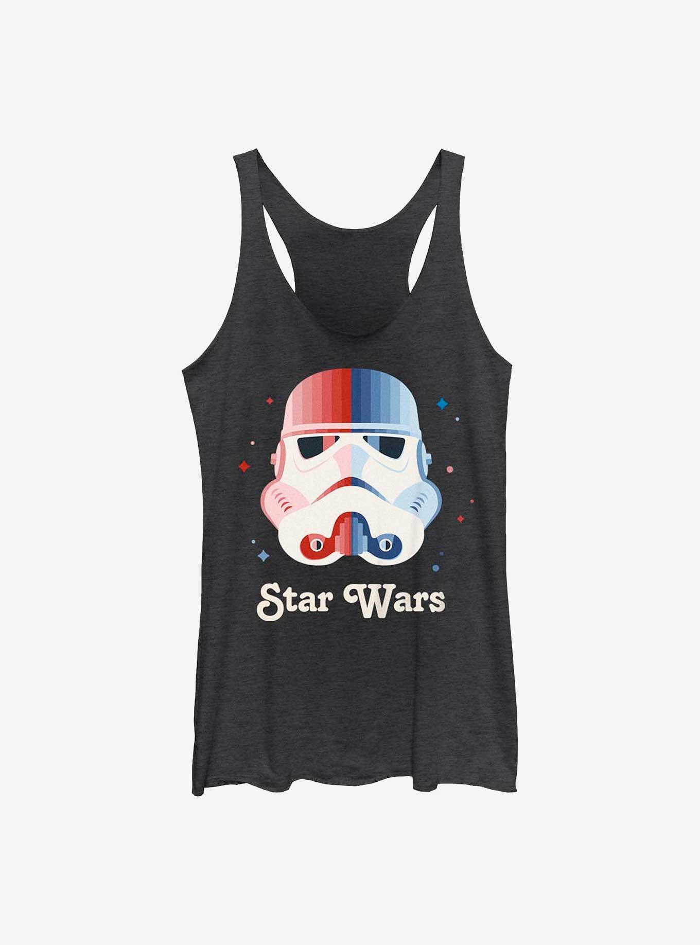 Star Wars Patriotic Stormtrooper Womens Tank Top, BLK HTR, hi-res