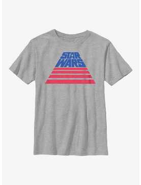 Star Wars Logo Stripe Stack Youth T-Shirt, , hi-res