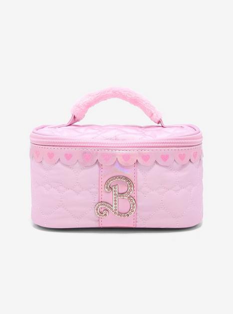 Barbie Jeweled Logo Makeup Bag Hot Topic