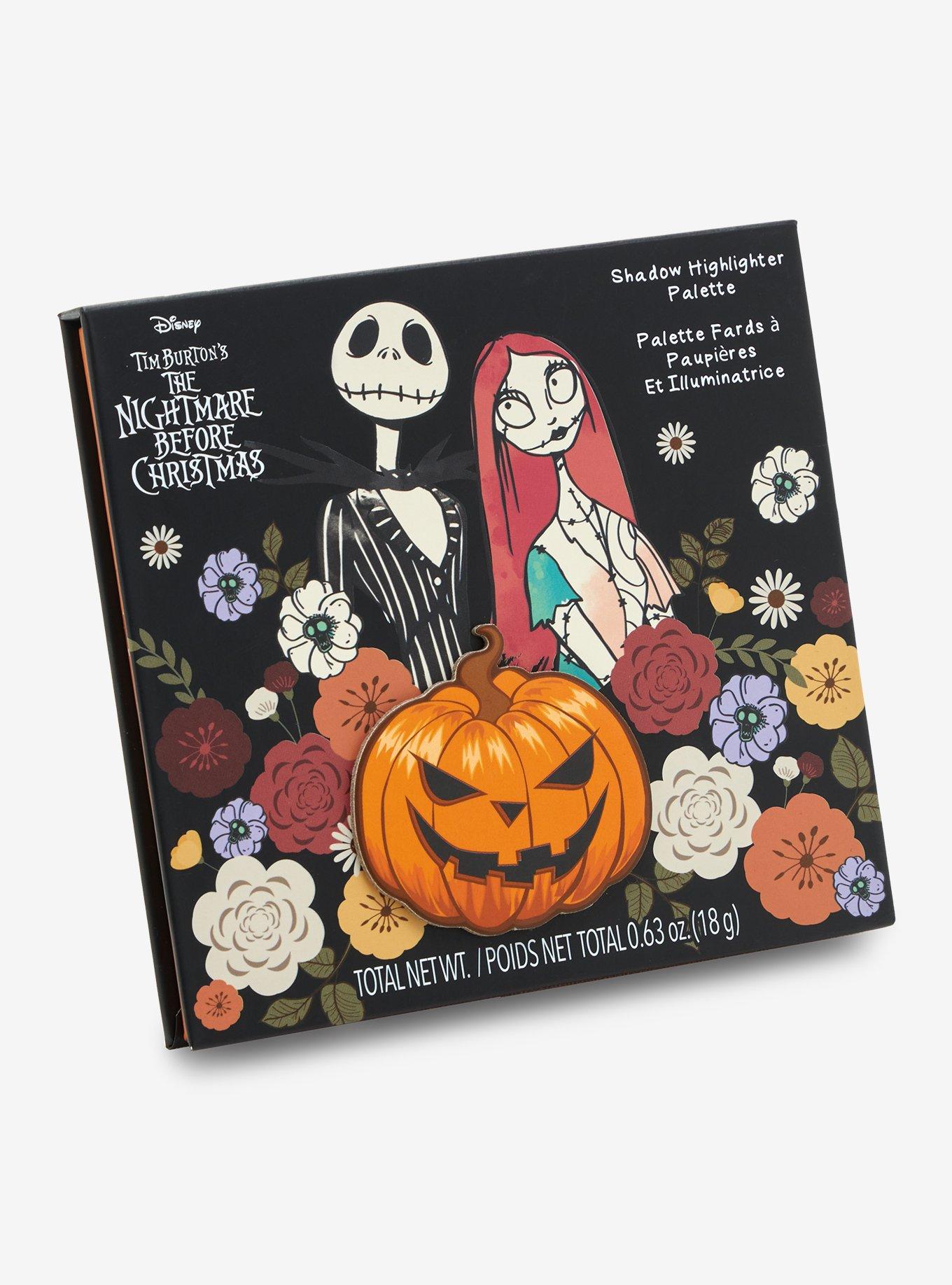 The Nightmare Before Christmas Jack & Sally Eyeshadow & Highlighter Palette