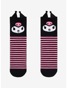 Kuromi Stripe Ankle Socks, , hi-res