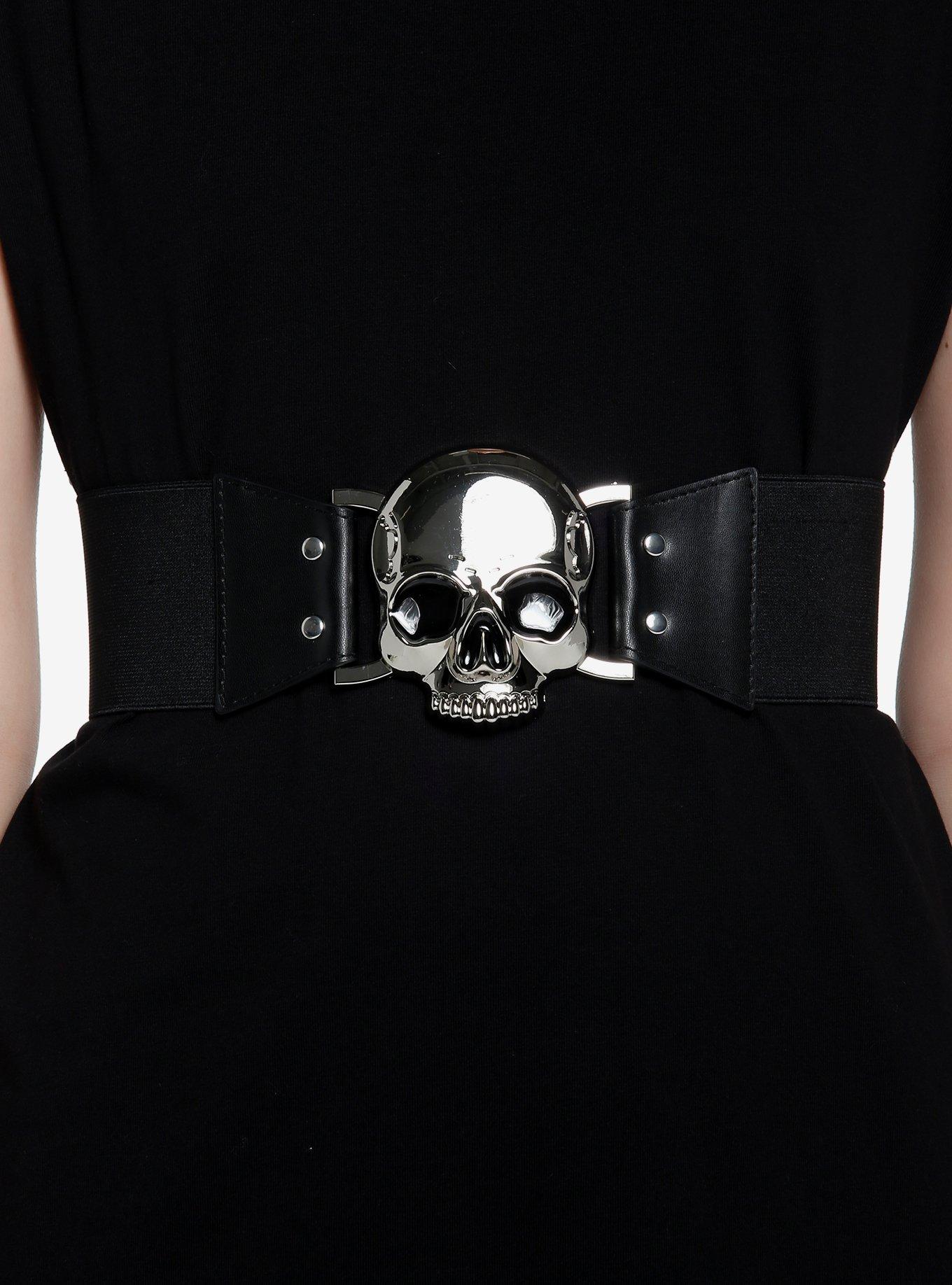 Skull Buckle Waist Belt | Hot Topic