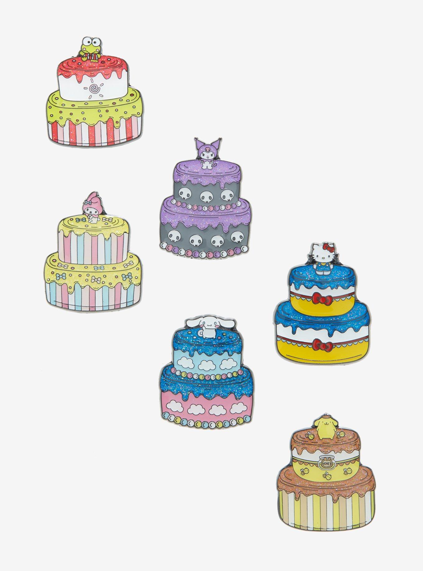Birthday Hello Kitty Cake Illustration Cute Kawaii Awesome