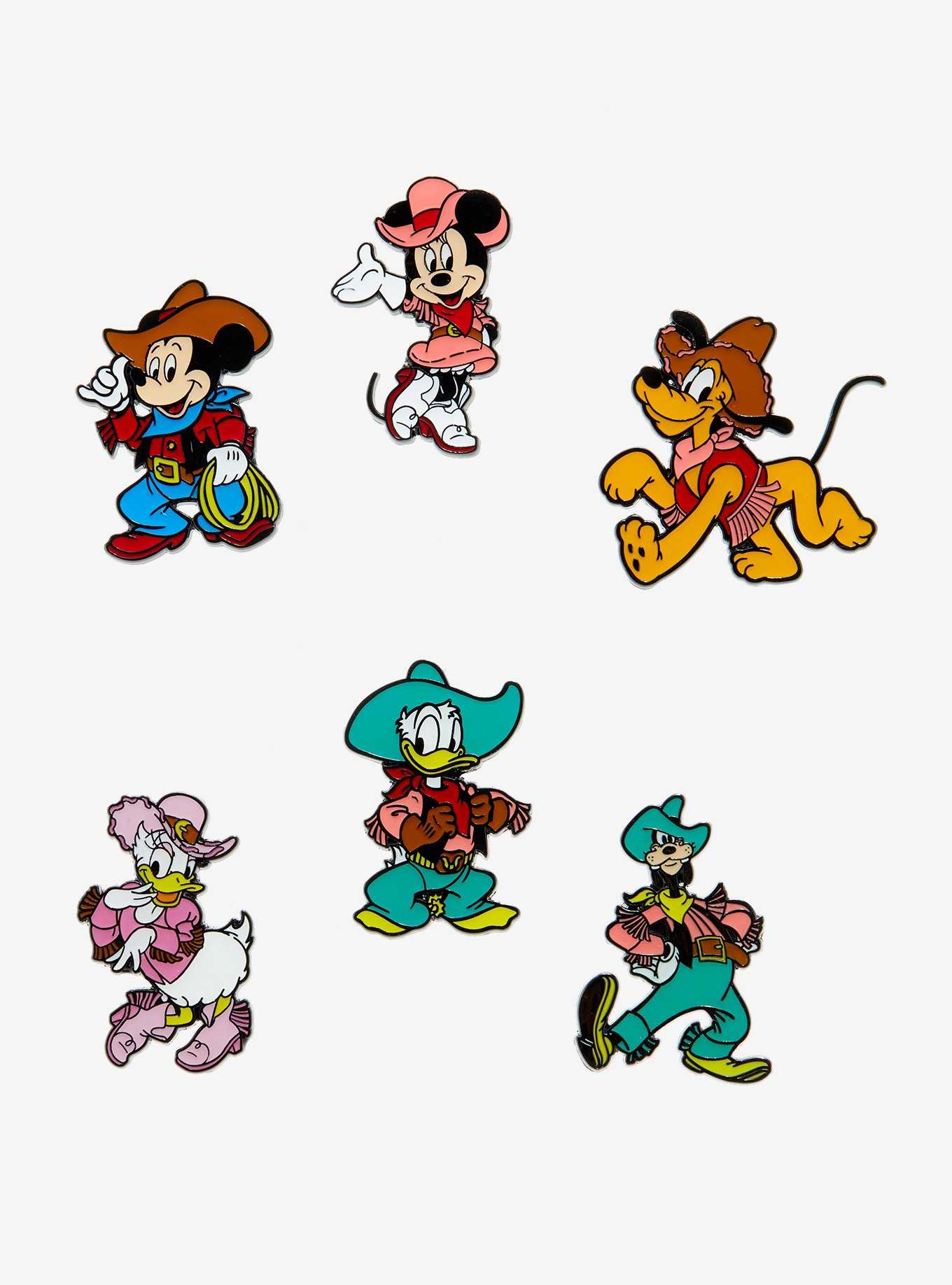 Loungefly Disney Mickey Mouse And Friends Western Blind Box Enamel Pin, , hi-res