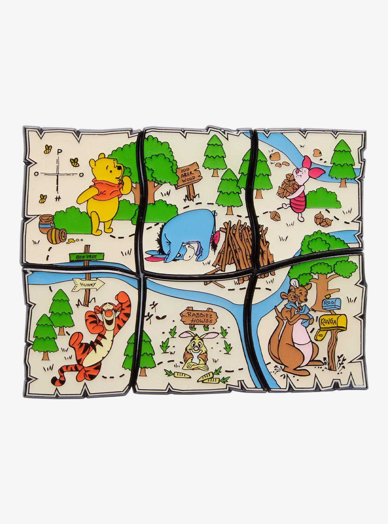 Loungefly Disney Winnie The Pooh Map Blind Box Enamel Pin, , hi-res