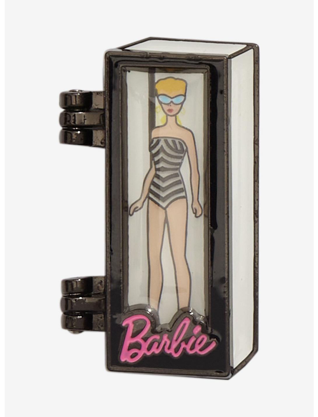 Barbie Doll Box Hinged Enamel Pin, , hi-res