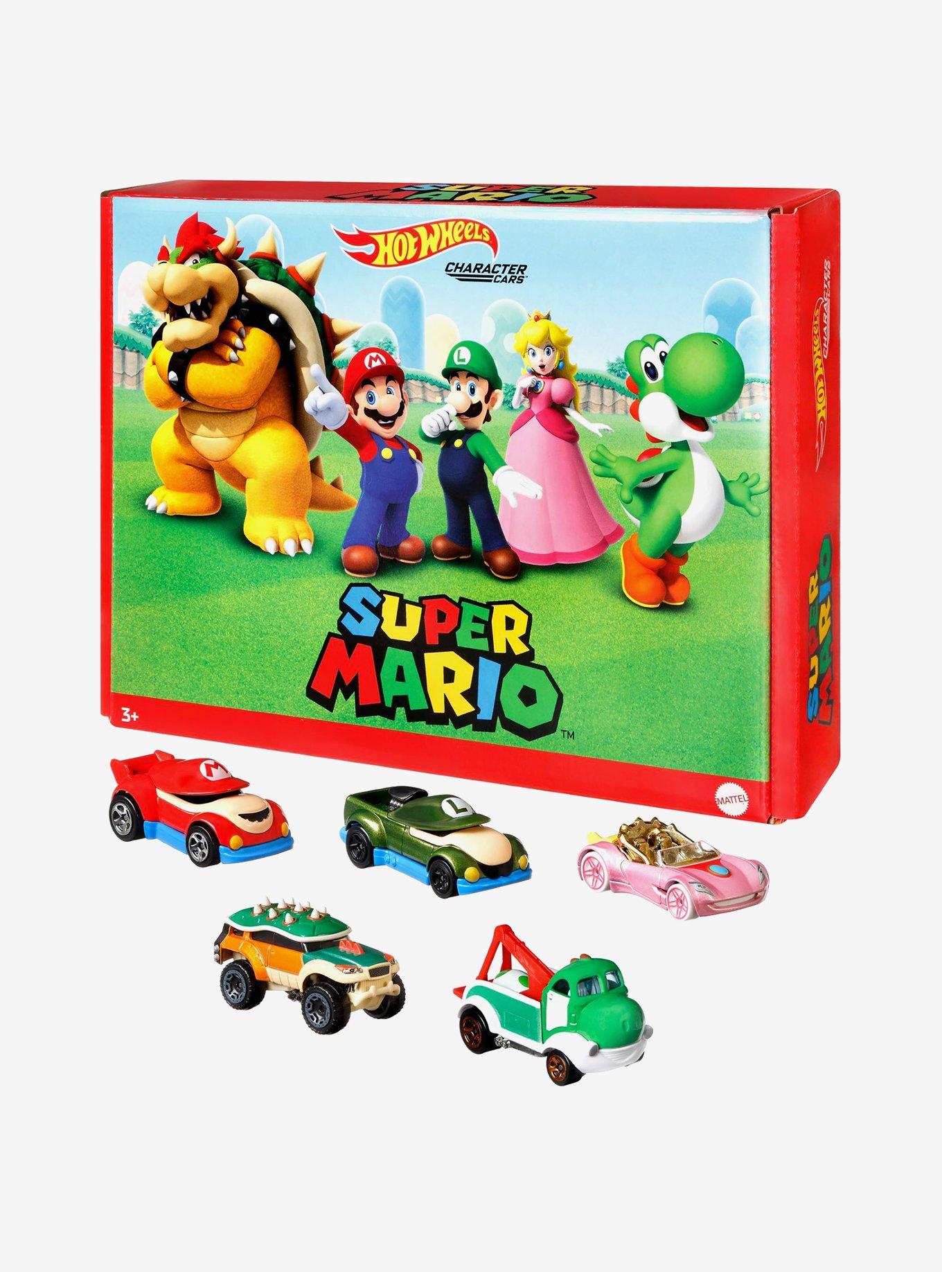 Hot Wheels Super Mario Character Car 5 Pack, , hi-res