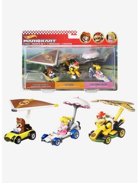 Hot Wheels Super Mario Mario Kart Character Car 3 Pack, , hi-res