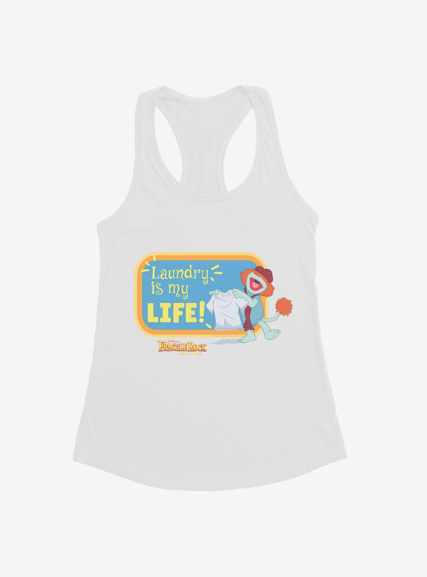 THRDLESS Fraggle Rock Back To The Rock Laudry Is My Life! Girls Tank