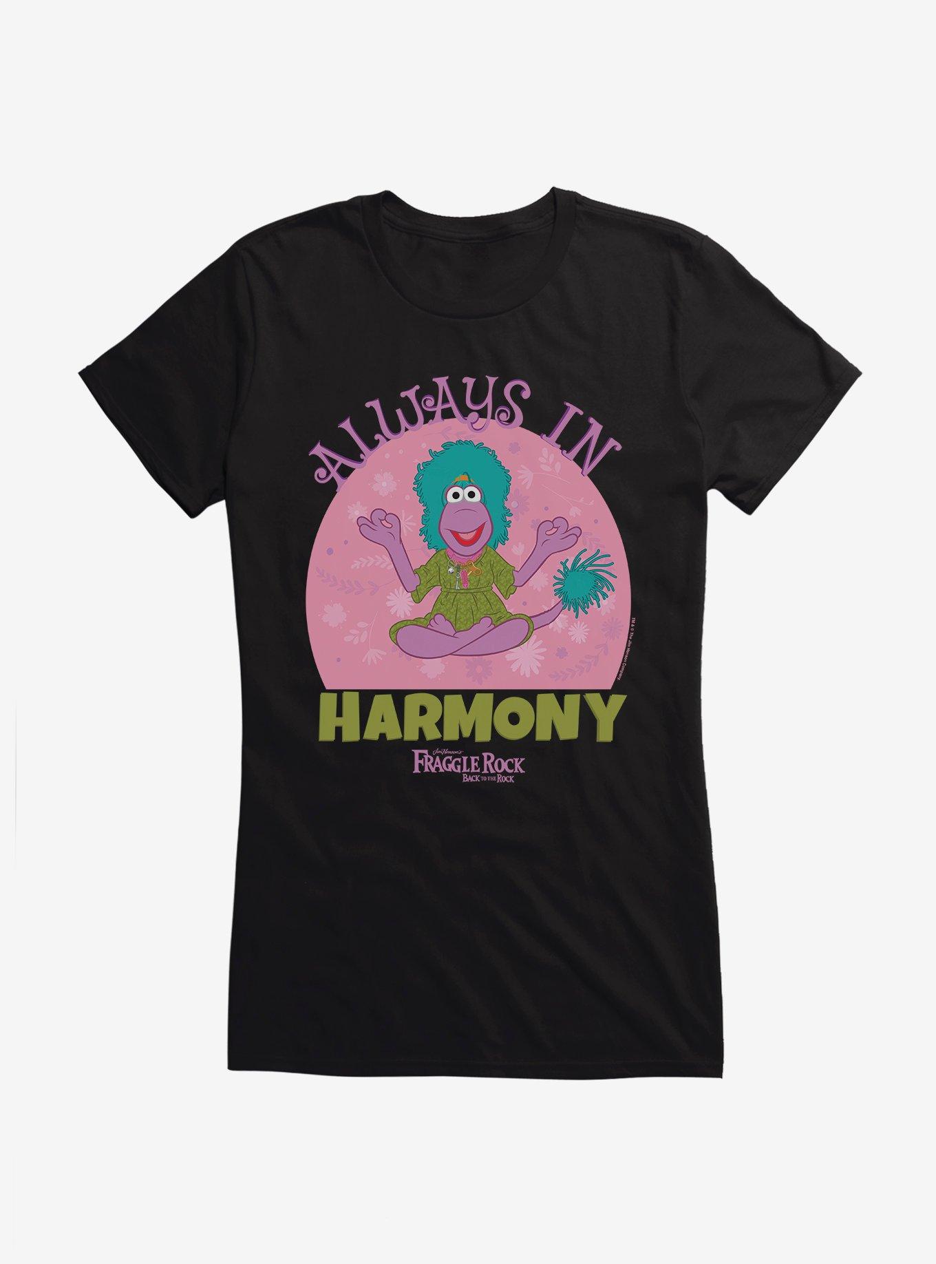 Fraggle Rock Back To The Rock Always In Harmony Girls T-Shirt