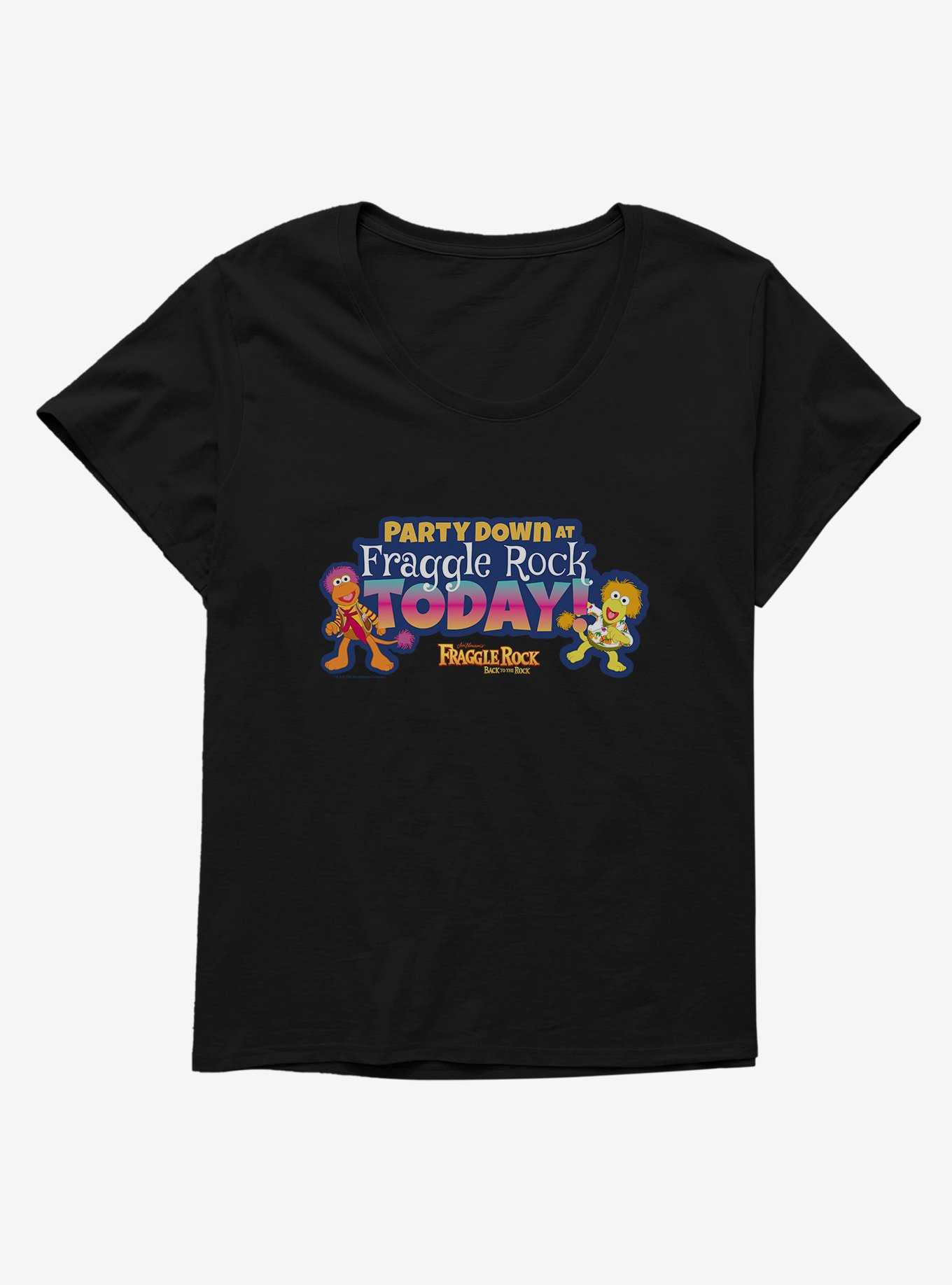 Fraggle Rock Back To The Rock Party Down Girls T-Shirt Plus Size, , hi-res