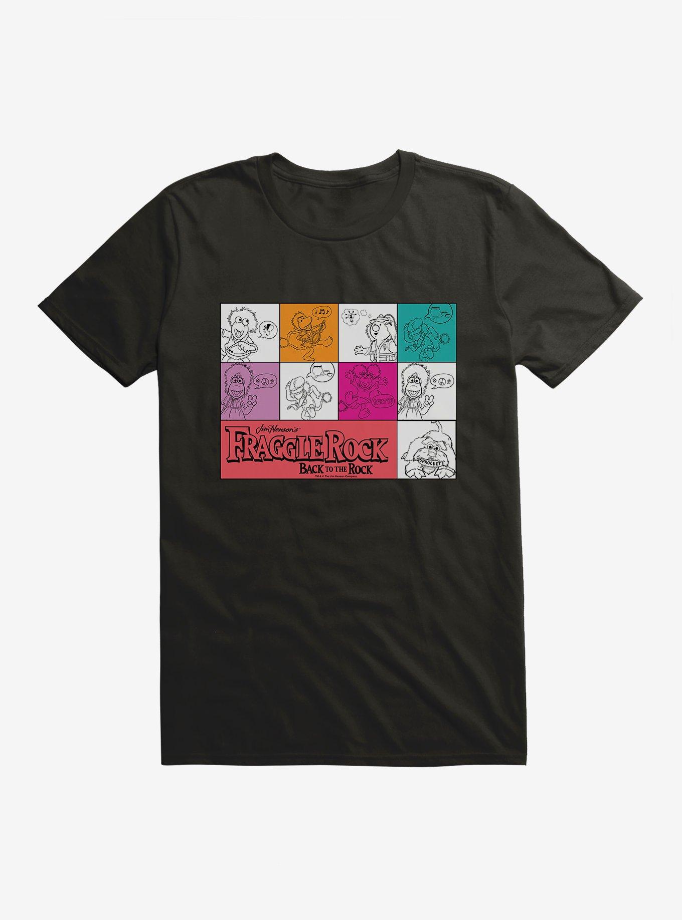 Fraggle Rock Back To The Character Squares T-Shirt