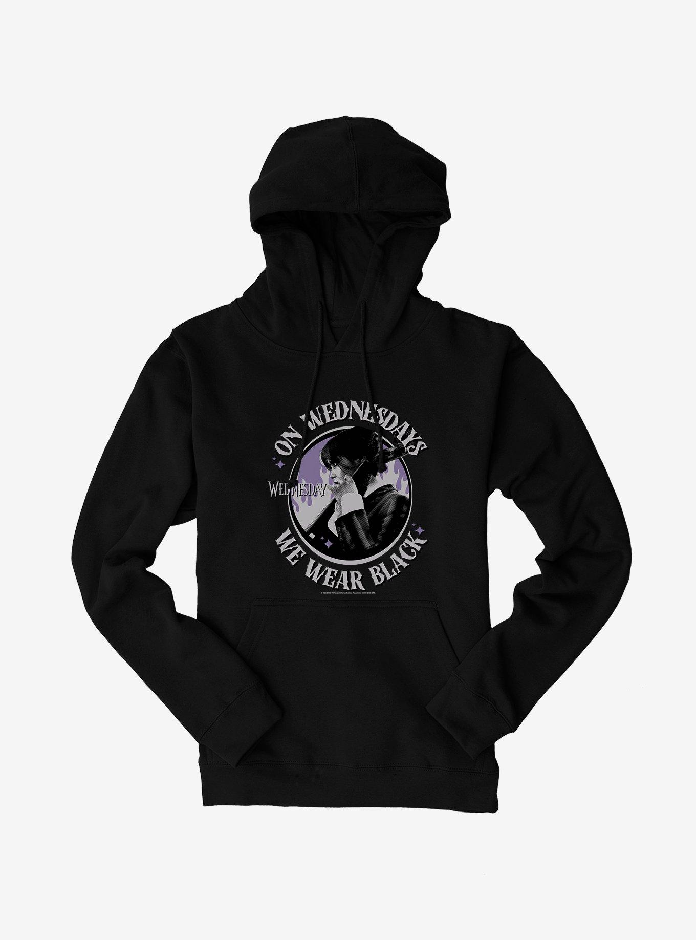 Wednesday Cello We Wear Black Hoodie, , hi-res