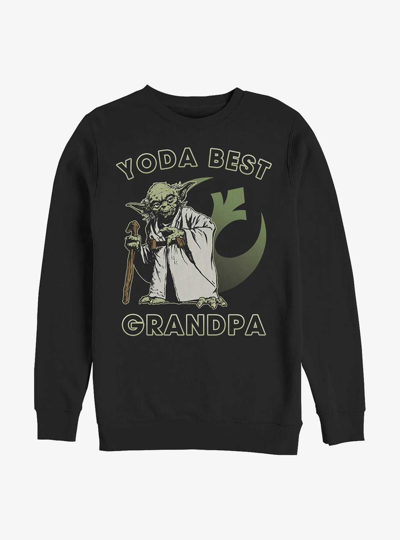 Star Wars Yoda Best Grandpa Sweatshirt, , hi-res