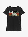 Star Wars Falcon Files Youth Girls T-Shirt, BLACK, hi-res