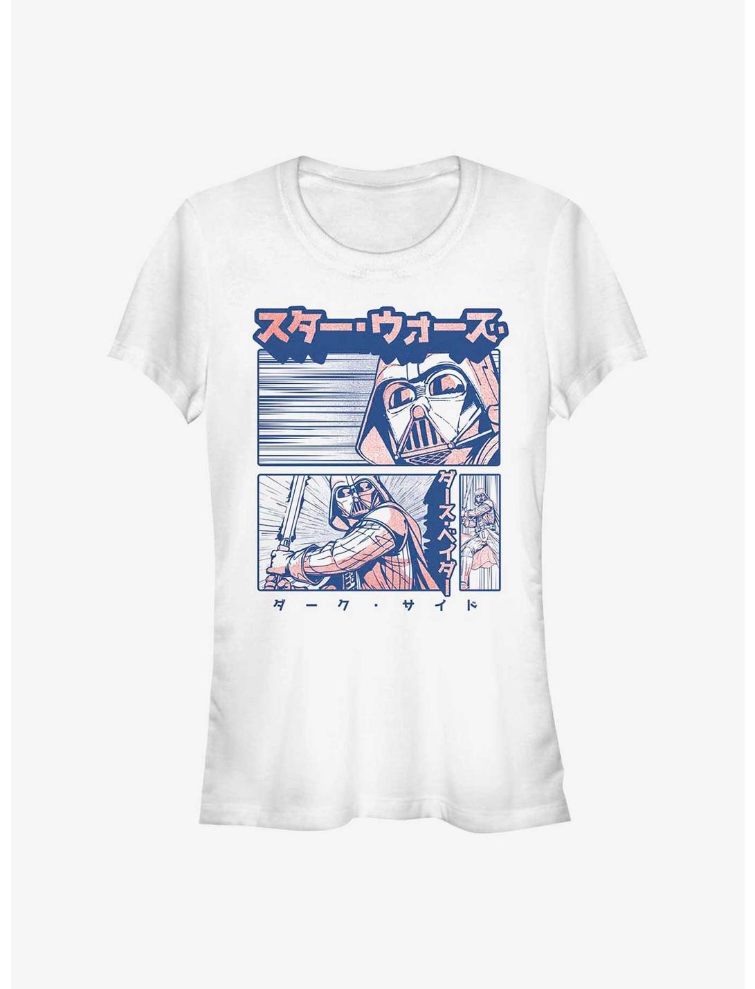 Star Wars Manga Vader Youth Girls T-Shirt, WHITE, hi-res