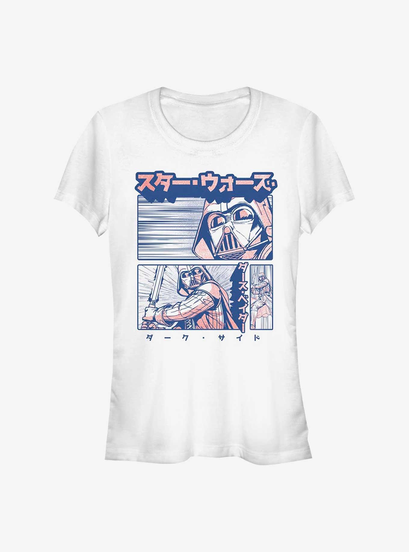 Star Wars Manga Vader Youth Girls T-Shirt, WHITE, hi-res