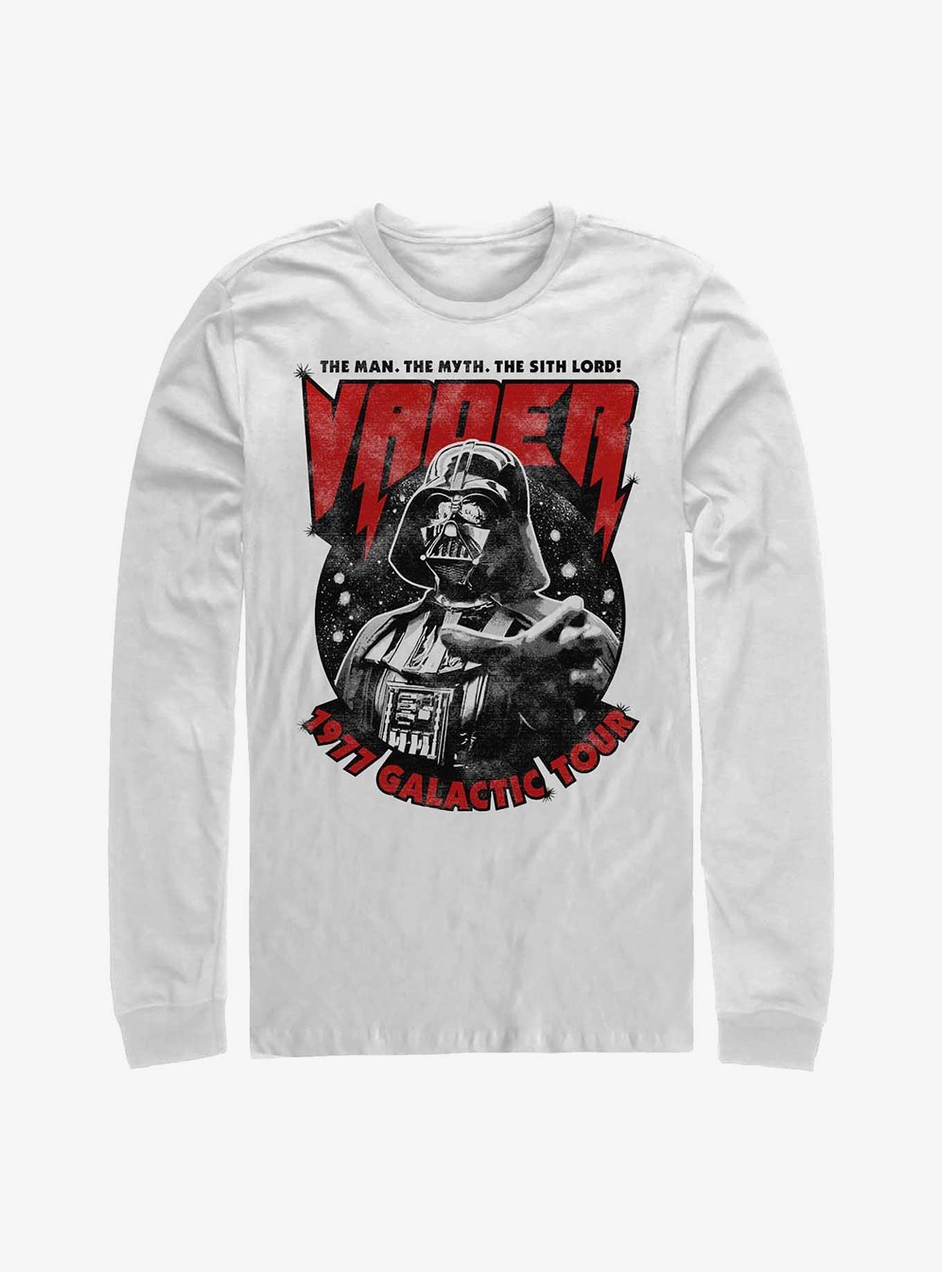 Star Wars Vader Sith Lord Galactic Tour Long-Sleeve T-Shirt, WHITE, hi-res