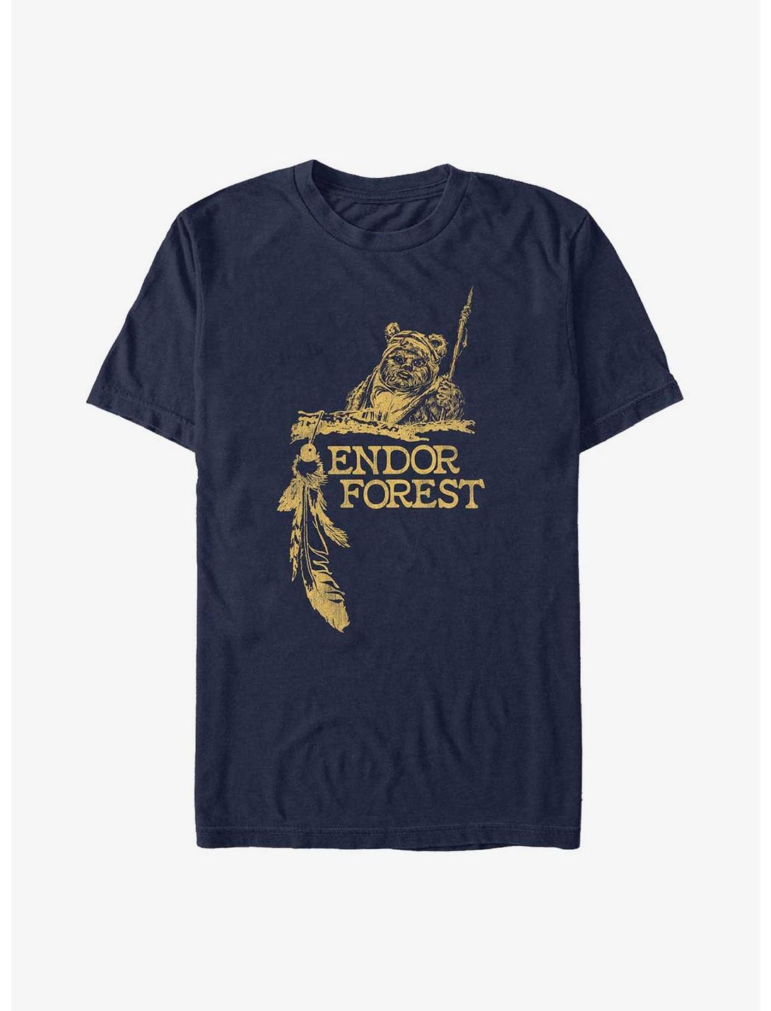 Star Wars Endor Forest T-Shirt, NAVY, hi-res