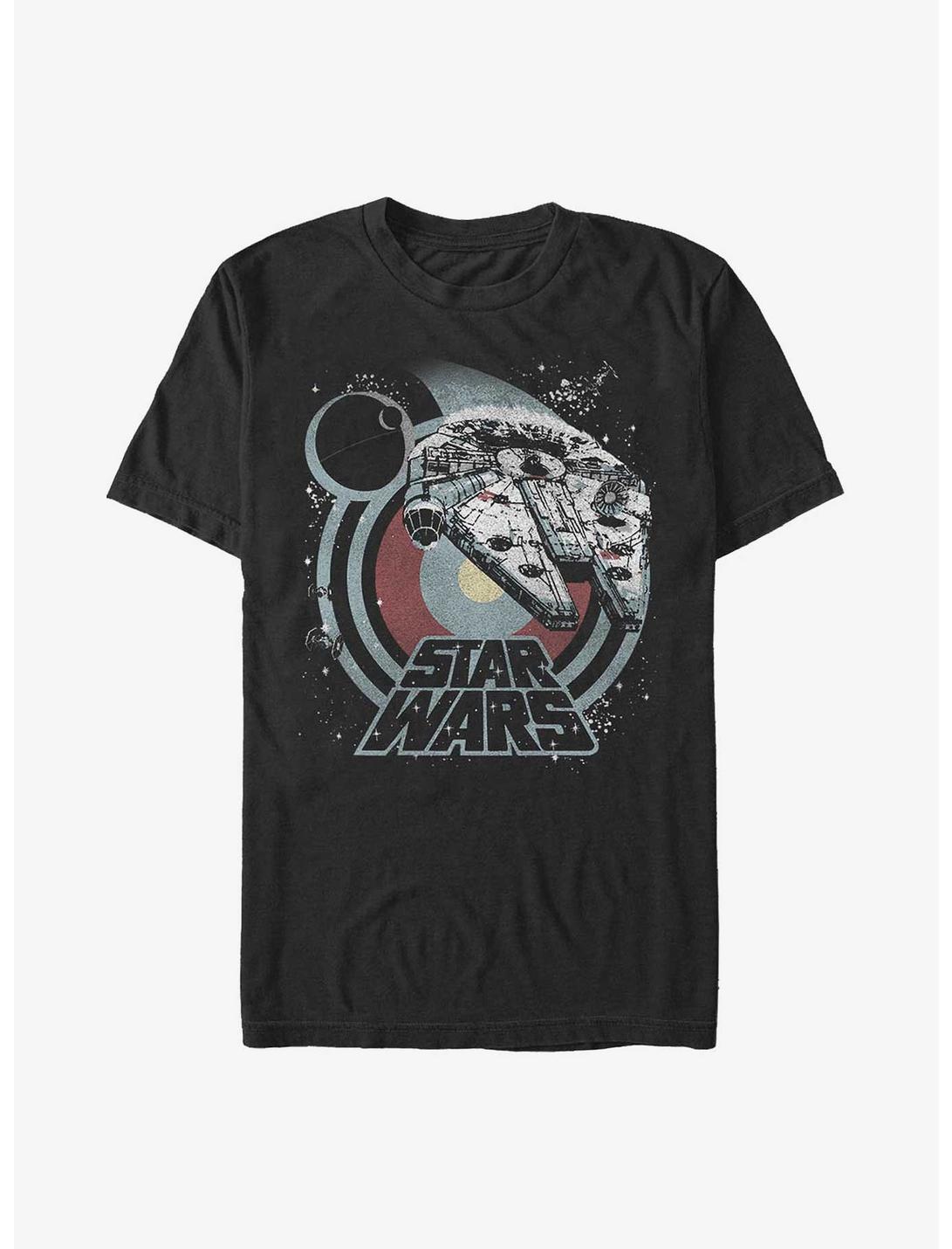 Star Wars Fly Millennium Falcon T-Shirt, BLACK, hi-res