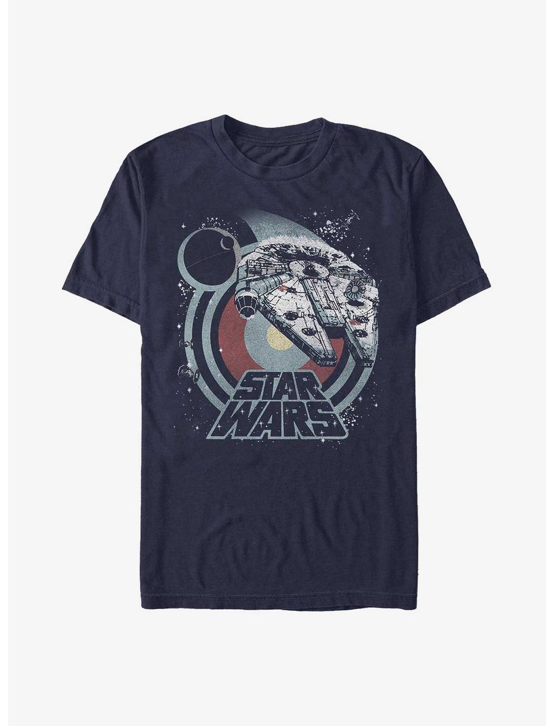 Star Wars Fly Millennium Falcon T-Shirt, NAVY, hi-res