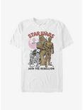 Star Wars Join The Rebellion T-Shirt, WHITE, hi-res