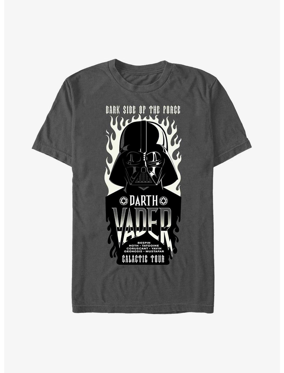 Star Wars Vader Flame Galactic Tour T-Shirt, CHARCOAL, hi-res