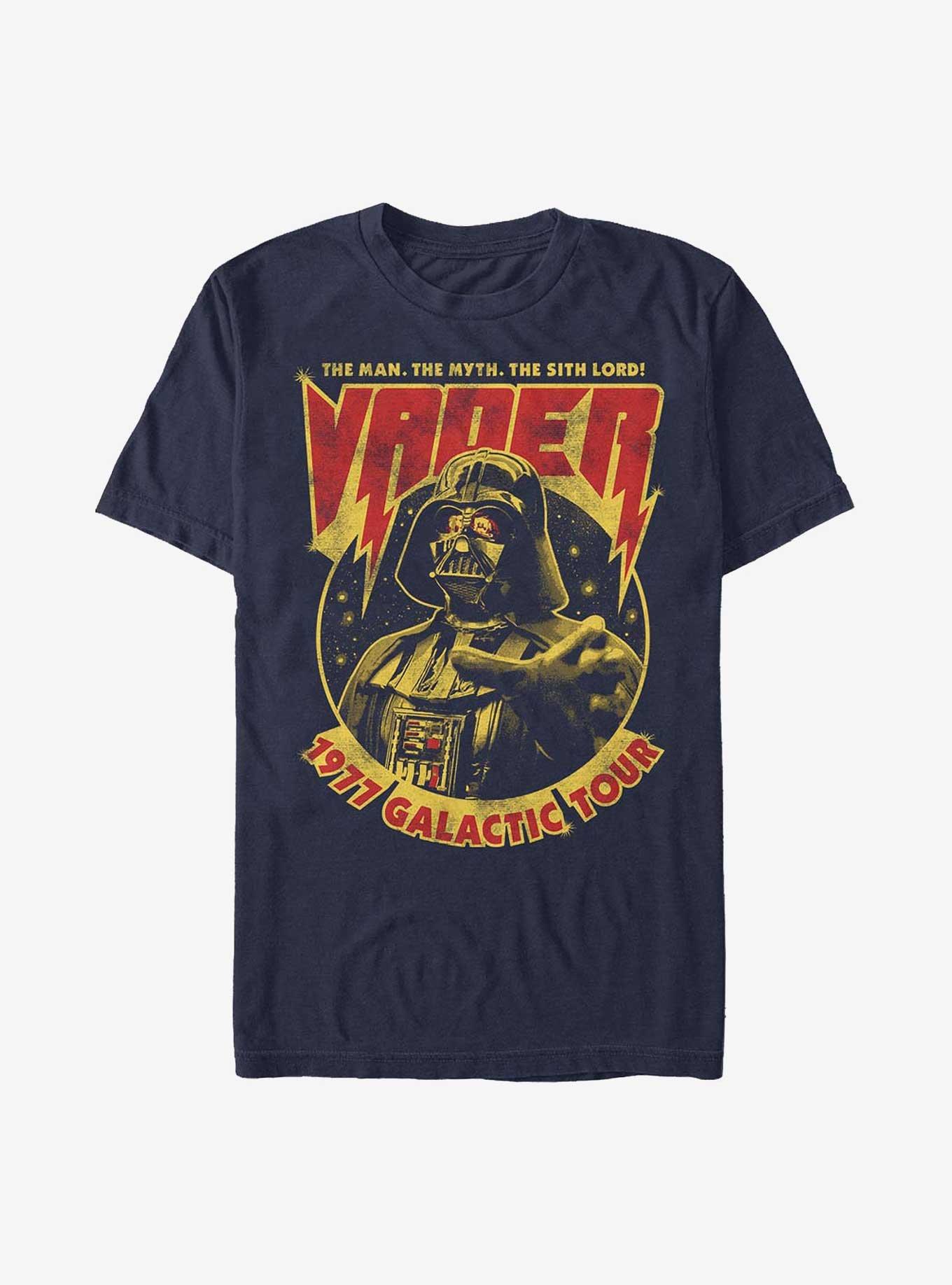 Star Wars Vader Galactic Tour T-Shirt, NAVY, hi-res