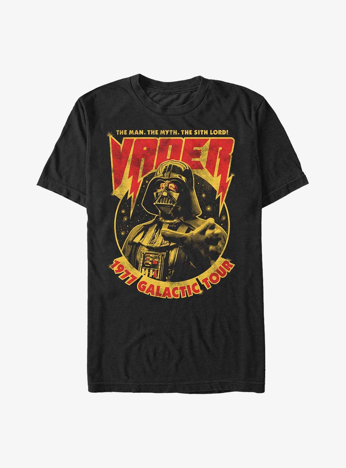 Star Wars Vader Sith Lord Galactic Tour T-Shirt, BLACK, hi-res