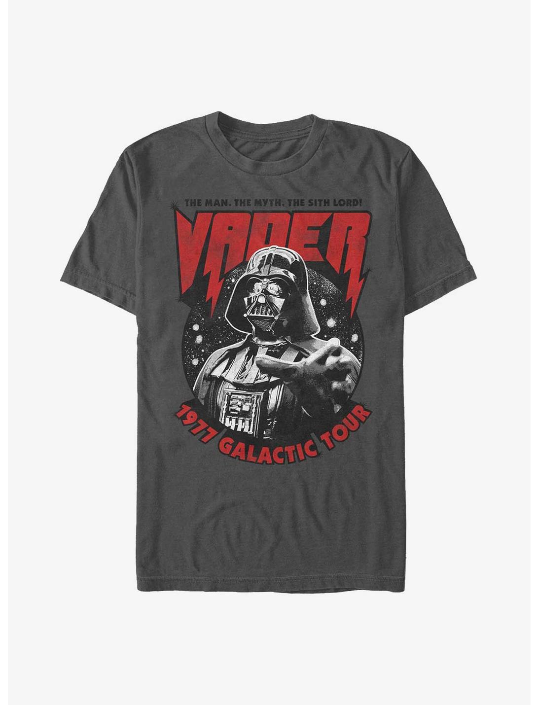 Star Wars Vader Sith Lord Galactic Tour T-Shirt, CHARCOAL, hi-res