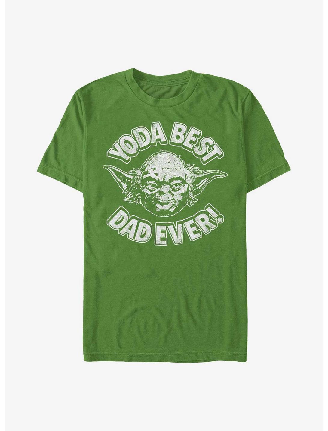 Star Wars Yoda Best Dad T-Shirt, KELLY, hi-res
