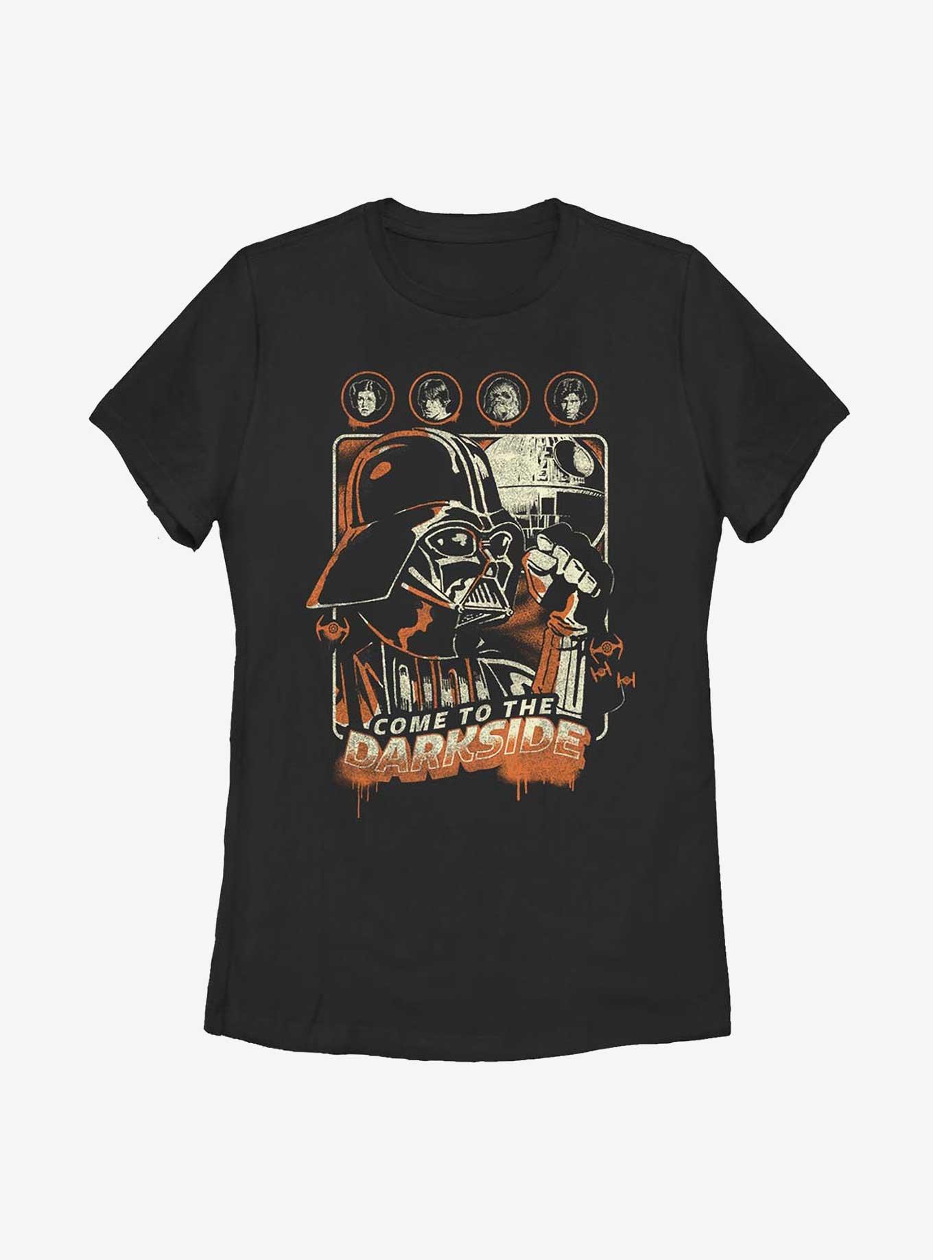Star Wars Spooky Darkside Womens T-Shirt 