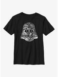 Star Wars Camo Vader Youth T-Shirt, BLACK, hi-res