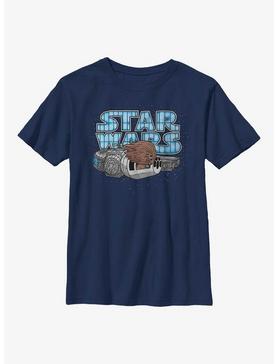 Star Wars Chewie Cartoon Youth T-Shirt, , hi-res