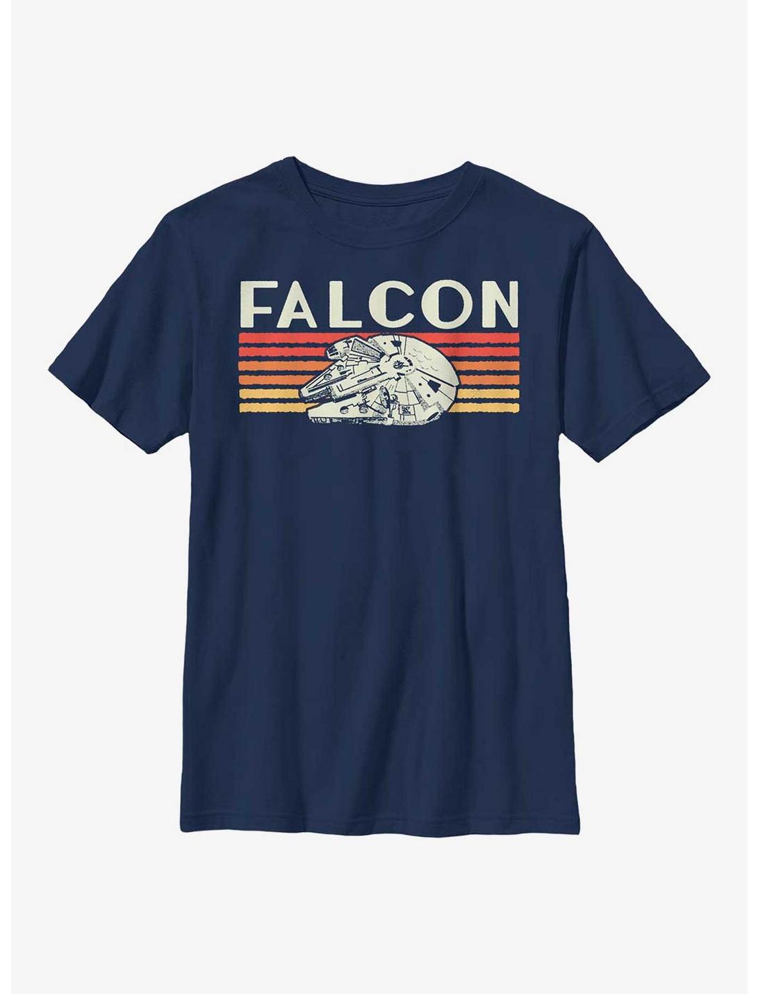 Star Wars Falcon Files Youth T-Shirt, NAVY, hi-res