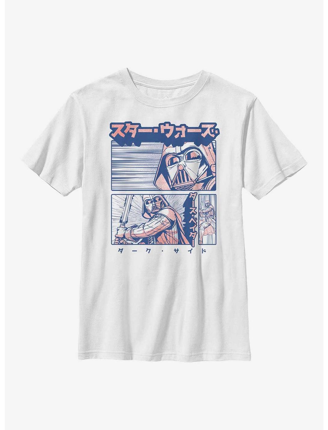 Star Wars Manga Vader Youth T-Shirt, WHITE, hi-res