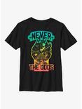 Star Wars Never Tell Odds Youth T-Shirt, BLACK, hi-res