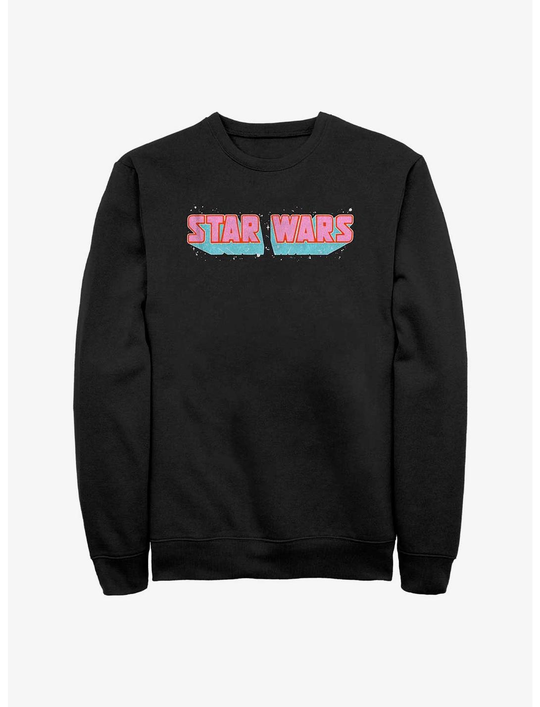 Star Wars Galaxy Logo Sweatshirt, BLACK, hi-res