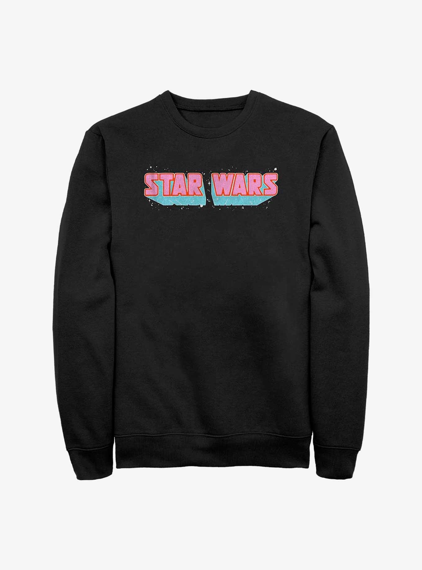 Star Wars Galaxy Logo Sweatshirt, BLACK, hi-res