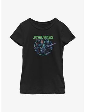 Star Wars Retro Group Luke, Han, & Vader Youth Girls T-Shirt, , hi-res