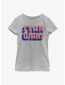Star Wars Stars and Stripes Logo Youth Girls T-Shirt, , hi-res