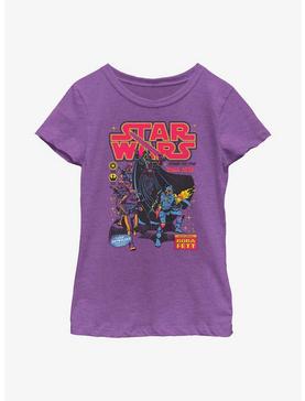 Star Wars Pop Comic Youth Girls T-Shirt, , hi-res