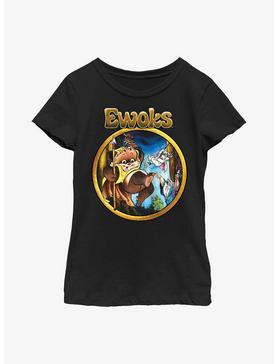 Star Wars Wicket Cartoon Ewoks Youth Girls T-Shirt, , hi-res