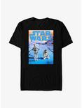 Star Wars Droid Stroll C-3PO & R2-D2 Poster T-Shirt, BLACK, hi-res