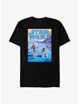Star Wars Droid Stroll C-3PO & R2-D2 Poster T-Shirt, , hi-res
