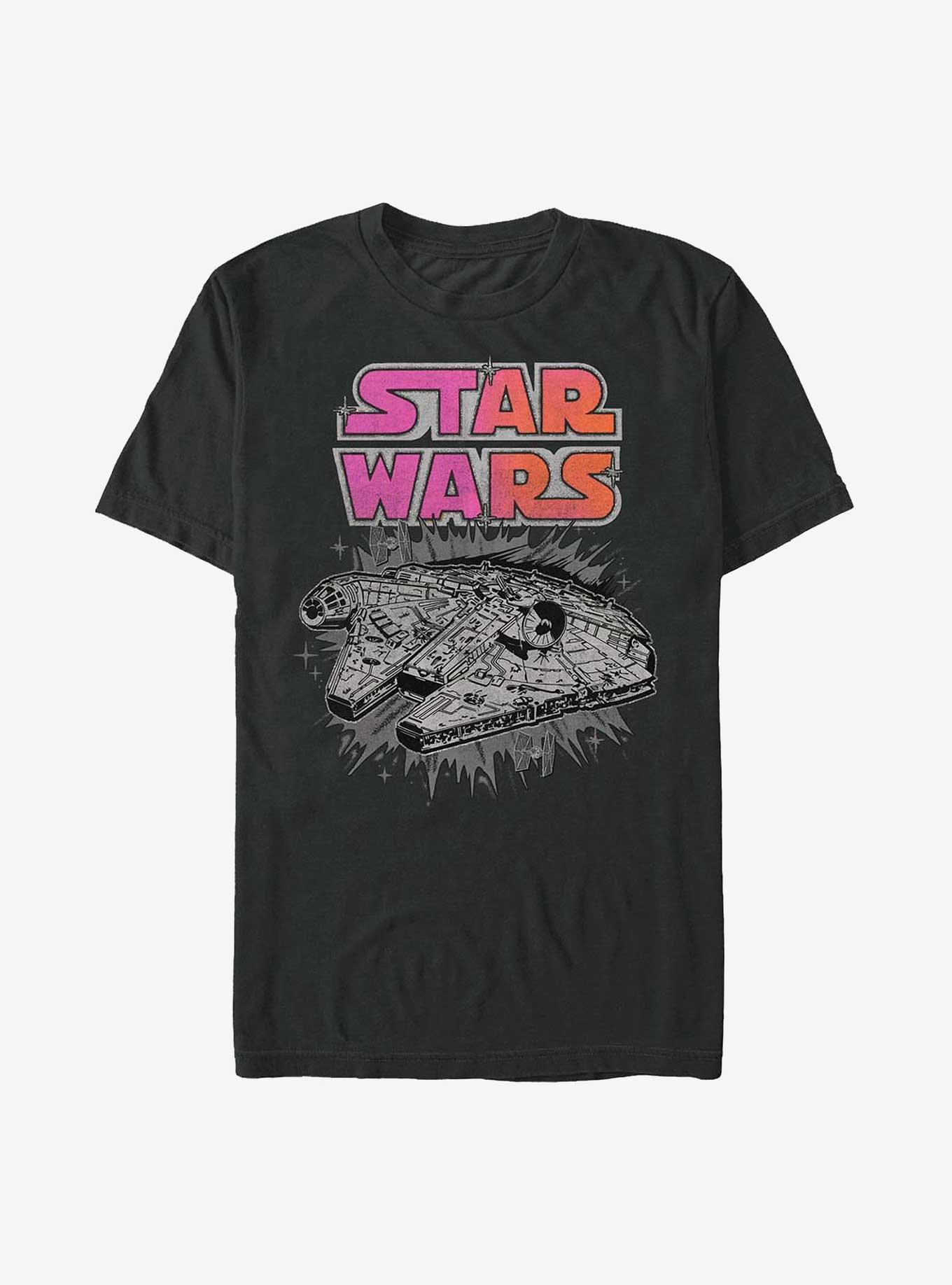 Star Wars Falcon Focus T-Shirt, BLACK, hi-res