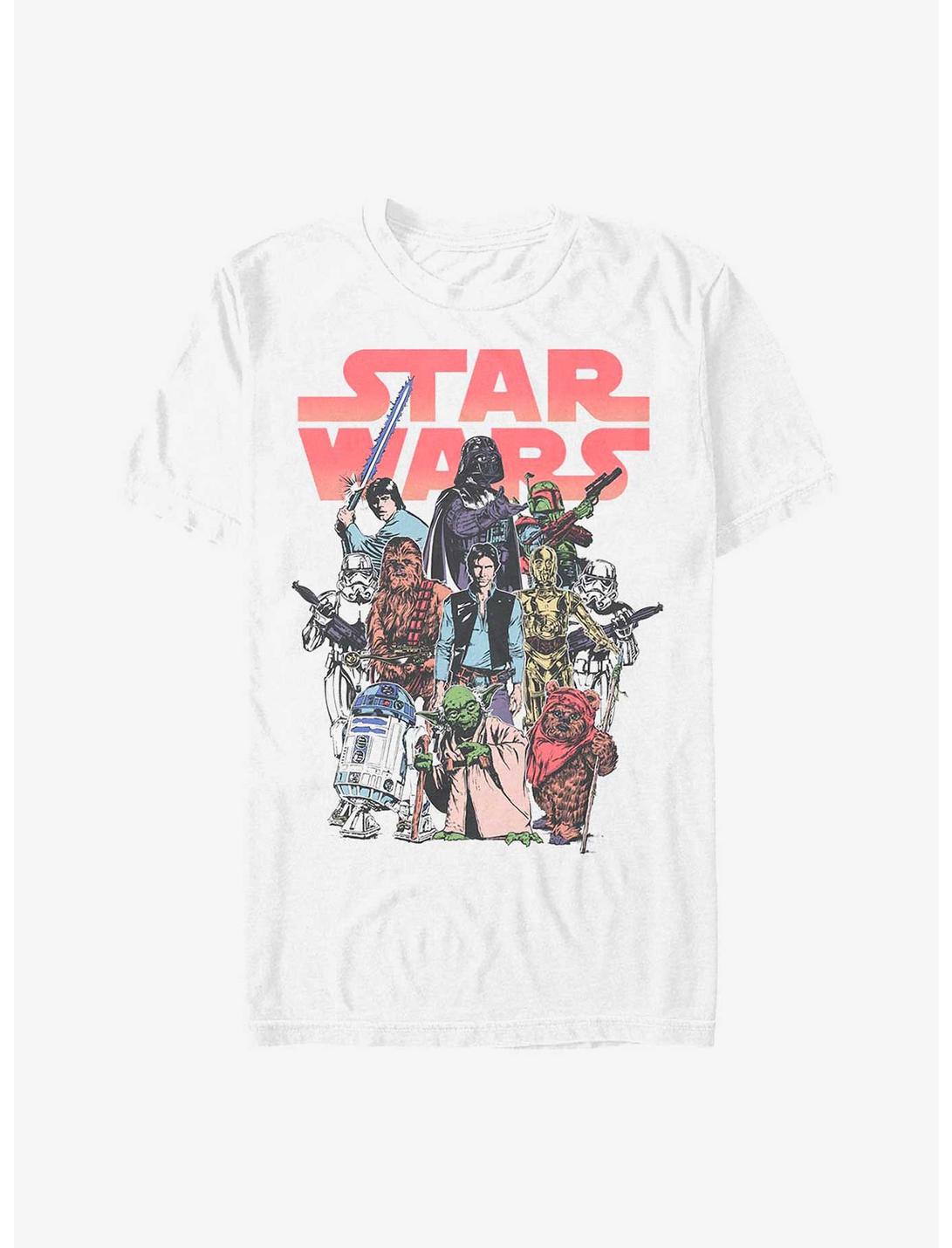 Star Wars Group Up T-Shirt, WHITE, hi-res