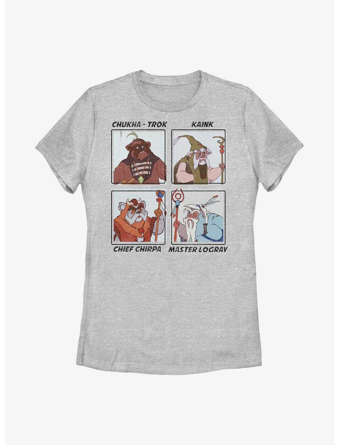 Star Wars Ewok Group Womens T-Shirt, ATH HTR, hi-res
