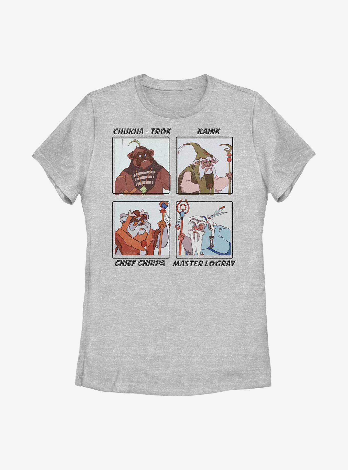 Star Wars Ewok Group Womens T-Shirt, ATH HTR, hi-res