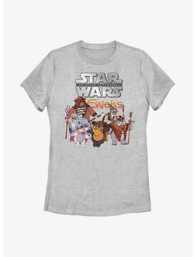 Star Wars Ewok Logo Group Womens T-Shirt, , hi-res